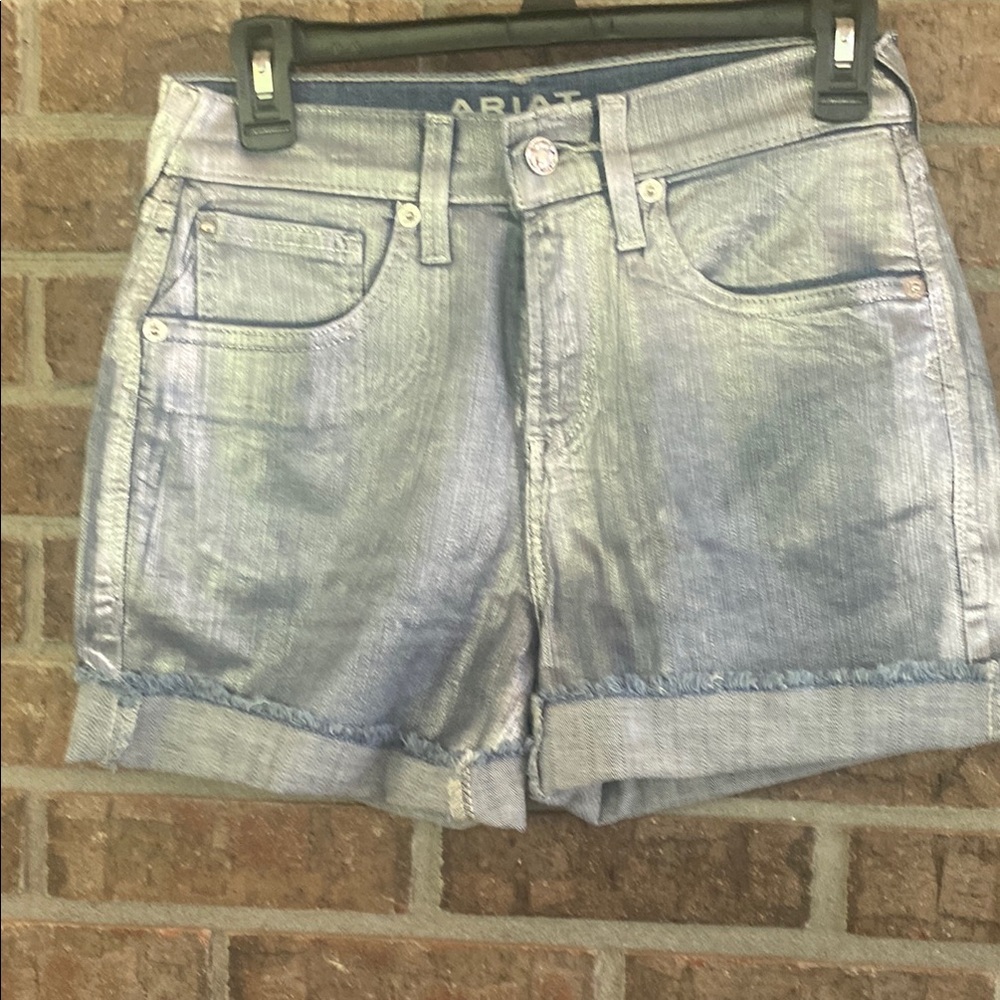 Ariat Women's Metallic Jean Shorts